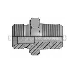 Адаптер BSP(ш) 1" - BSPT(ш) 3/8" (Vitillo SPA)