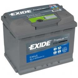 Аккумулятор автомобильный Exide Premium 12в  64а/ч обратная полярность (Exide)