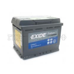 Аккумулятор автомобильный Exide Premium 12в  64а/ч прямая полярность (Exide)