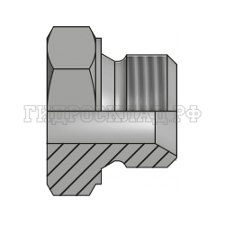 Адаптер BSP(ш) 1/4" d=7 под сварку (Vitillo SPA)