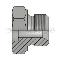 Адаптер BSP(ш) 1/4" под сварку Pipe=12 (Vitillo SPA)