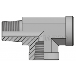 Адаптер тройник NPT(F) 1/2" - NPT(ш) 1/2"  - NPT(F) 1/2" (Vitillo SPA)