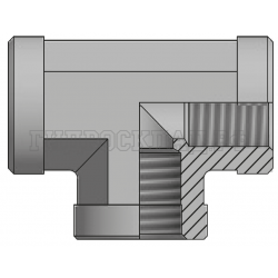 Адаптер тройник BSPP(F) 1/4" (Vitillo SPA)