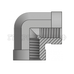 Адаптер 90° BSP(F) 1.1/4" - BSP(F) 1.1/4" (Vitillo SPA)