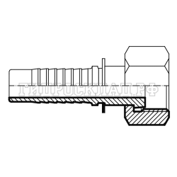 Фитинг ORFS (г) M22x1.5 DN=10 (0°) S27 (Китай)