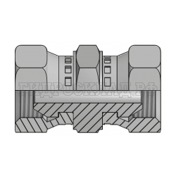 Адаптер BSP(г) 3/8" - BSP(г) 3/8" (Китай)