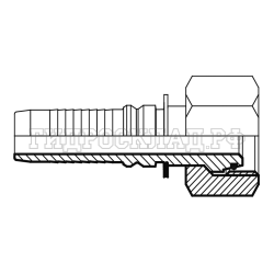 Фитинг DKOS (г) 36x2 DN=25 (0°) InterLock S46 (Китай)