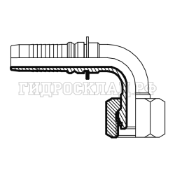 Фитинг DKOS (г) 42x2 DN=25 (90°) InterLock (Китай)