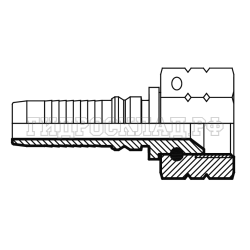 Фитинг JIC (г) 1.5/16" DN=25 (0°) InterLock (Китай)