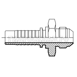 Фитинг JIC (ш) 9/16" DN=08 S17 (Китай)