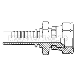 Фитинг JIS(KOMATSU) 33x1.5 DN=25 (0°) S41 (Китай)