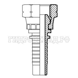 Фитинг DK (г) M12х1.25 DN=06 (0) S17 (Китай)