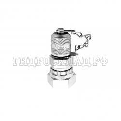 Точка контроля давления M16x2 - DKOS(г) M22x1.5 - мет.колп.с цеп. (Китай)