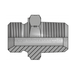 Адаптер BSP(ш) 1/2" - NPT(ш) 3/4" (Китай)