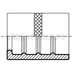 Муфта обжимная R7 DN=05 (Китай)