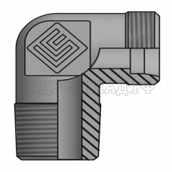 Адаптер ТС 90° P=12 18x1.5 - BSPT 1/4"(ш) (Китай)