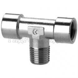 Тройник G1/8(вр) - G1/8(вр) - R1/8(ш) (Camozzi)