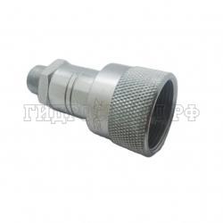 БРС T 1/4" розетка NPTF  P=700 Bar с резьбой (Китай)