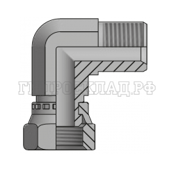 Адаптер 90° DK(ш) 16X1.5 - DK(г) 16X1.5 (Китай)