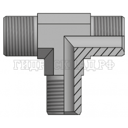 Адаптер тройник DK(ш) 16X1.5 (Китай)