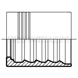 Муфта обжимная 4SP/4SH DN=25 (Китай)