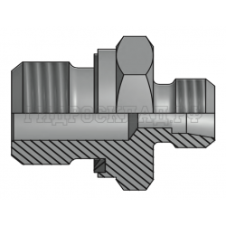 Адаптер ТС P=10 16x1.5 - BSPP 3/8"(ш) Form E (Китай)