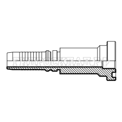 Фитинг SFL D=71.4 DN=40 (0°) InterLock (ZnNi) (Vitillo SPA)
