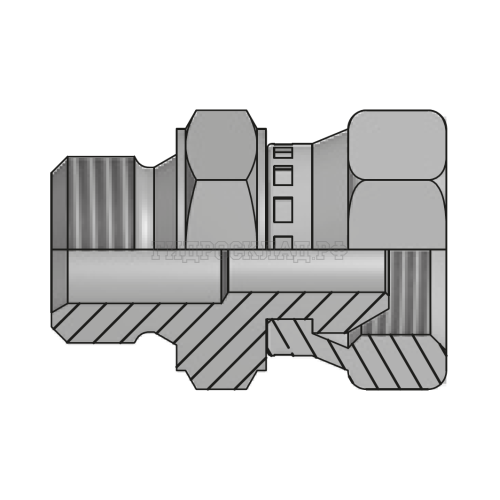 Адаптер BSP(ш) 3/8" - BSP(г) 3/8" (Vitillo SPA)