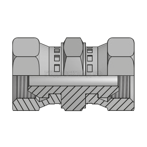 Адаптер BSP(г) 1/4" - BSP(г) 1/4" (Vitillo SPA)
