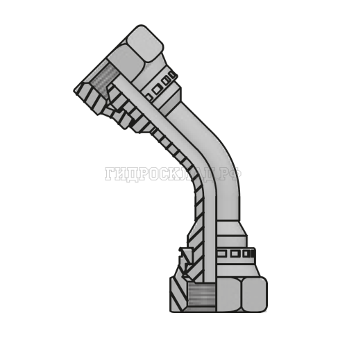 Адаптер 45° BSP(г) 1.1/4" - BSP(г) 1.1/4" (Vitillo SPA)