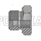 Адаптер BSP(ш) 1/2" - Metric(F) 14x1.5 L=23 (Vitillo SPA)
