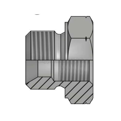 Адаптер DK(ш) 22x1.5 - BSPP(F) 1/4" L=24 (Vitillo SPA)