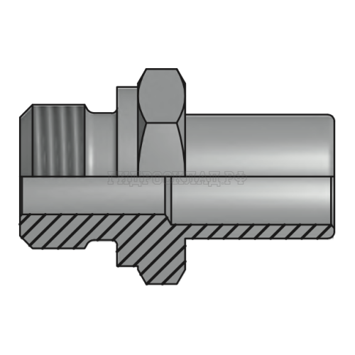 Адаптер PIPE P=12 - BSPP 3/8" Form B (Vitillo SPA)