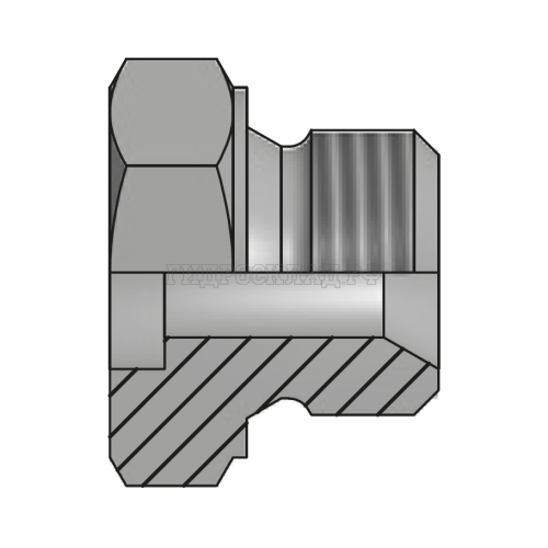 Адаптер BSP(ш) 1/2" под сварку Pipe=14 (Vitillo SPA)
