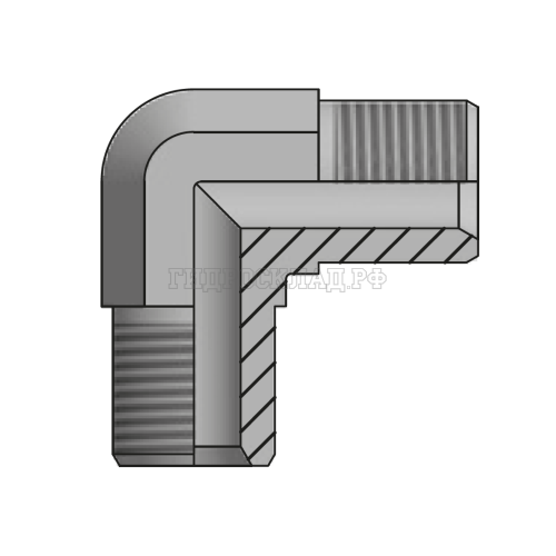 Адаптер 90° BSP(ш) 5/8" - BSP(ш) 5/8" (Vitillo SPA)