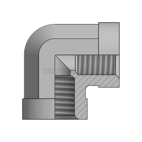 Адаптер 90° NPT(F) 1/8" - NPT(F) 1/8" (Vitillo SPA)