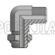 Адаптер 90° DK(ш) 12X1.5 - Metric(ш) 12X1.5 o.r.+ контргайка (Vitillo SPA)