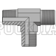 Адаптер тройник BSP(ш) 5/8" - NPT(ш) 5/8" - BSP(ш) 5/8" (Vitillo SPA)