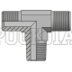 Адаптер тройник BSP(ш) 1/8" - BSP(ш) 1/8" - NPT(ш) 1/8" (Vitillo SPA)