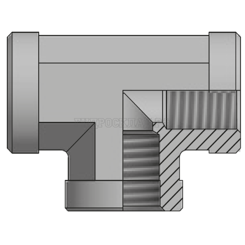 Адаптер тройник BSPP(F) 3/8" (Vitillo SPA)