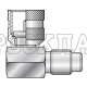 Адаптер на точку контроля M16x2 (90°) с обратным клапаном (Mini Press)