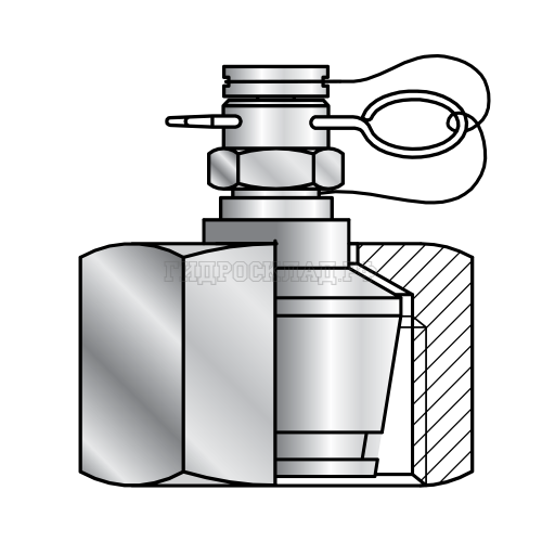 Точка контроля давления Plug-in - DKOL(г) M 14x1.5 (Mini Press)