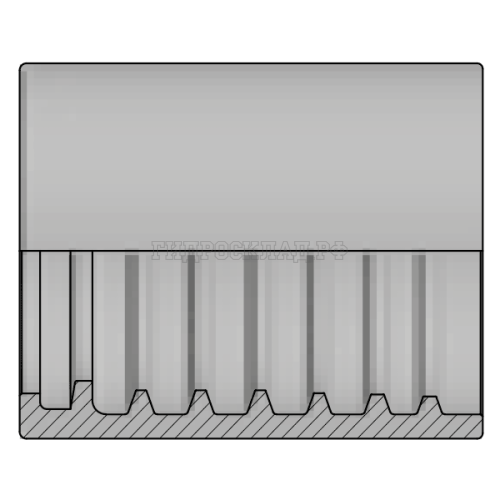 Муфта обжимная Interlock без зачистки 4SP/4SH/R13/R15 DN=25