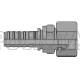 Фитинг BSP (г) 1/2” DN=16 (0°) InterLock (без зачистки) (thrust-wire nut)