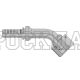 Фитинг BSP (г) 1/2” DN=12 (45°) InterLock (без зачистки) (thrust-wire nut)