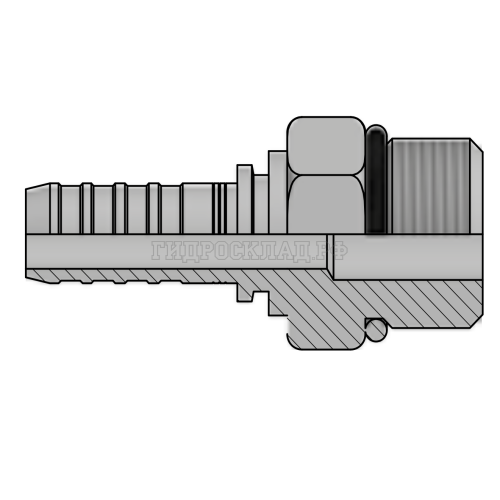Фитинг UNF (ш) 1.5/16” DN=20 InterLock (без зачистки)