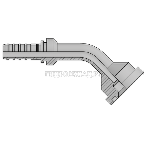 Фитинг SFL D=38.1 DN=16 (45°) InterLock (без зачистки)