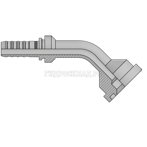 Фитинг SUPERCAT D=63.5 DN=32 (45°) InterLock (без зачистки)