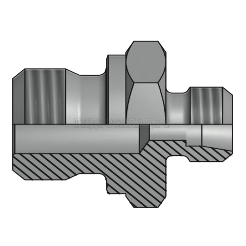 Адаптер ТС P=16 24x1.5 - BSPP 3/8"(ш) Form B (Vitillo SPA)