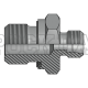 Адаптер ТС P=16 24x1.5 - BSPP 3/4"(ш) Form E (Vitillo SPA)